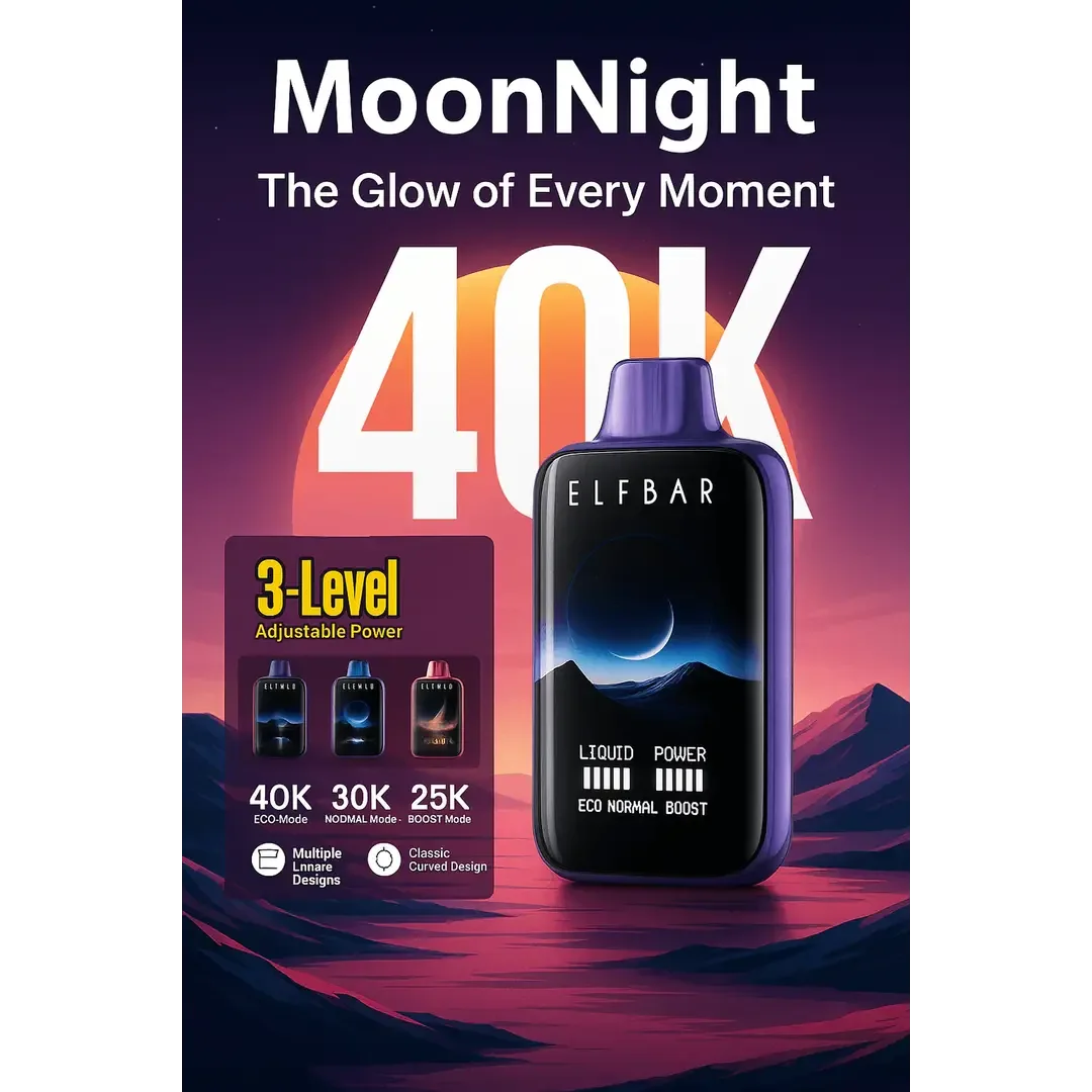 Elfbar Moon Night 40K – Mango Peach Watermelon 40000 Puffs
